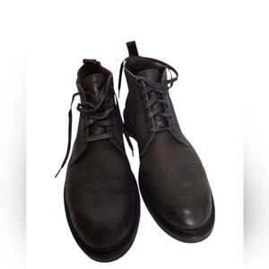 Allen Edmonds "PATTON" Cap-Toe Boots w/ DAINITE RUBBER SOLES 12 D